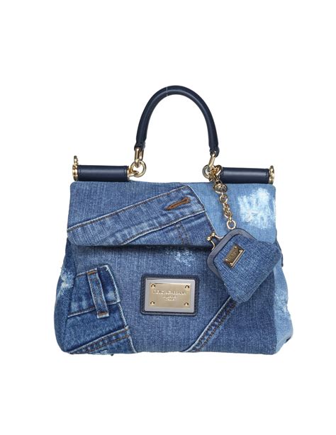 dolce and gabbana denim bag